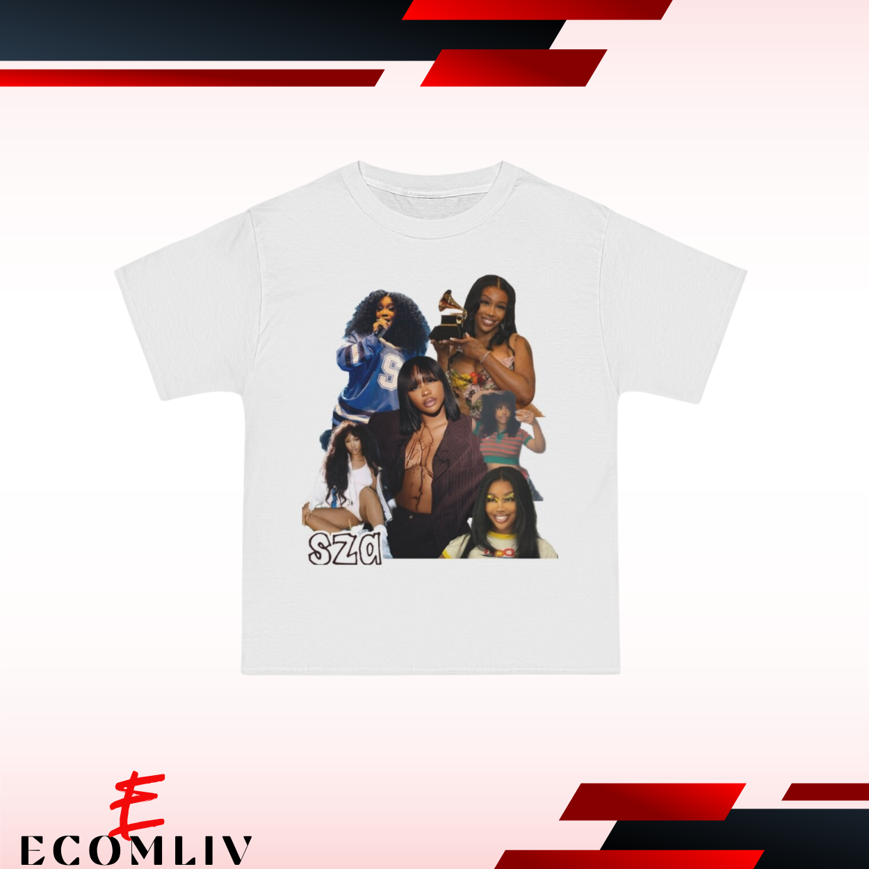 Sza Graphic Tee, R&b Soul T-Shirt, Healing Energy Streetwear